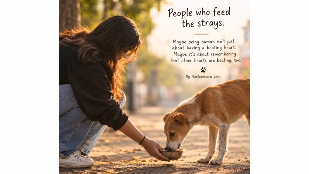 Beyond humanity: how local animal feeders are redefining urban compassion in a tech driven era