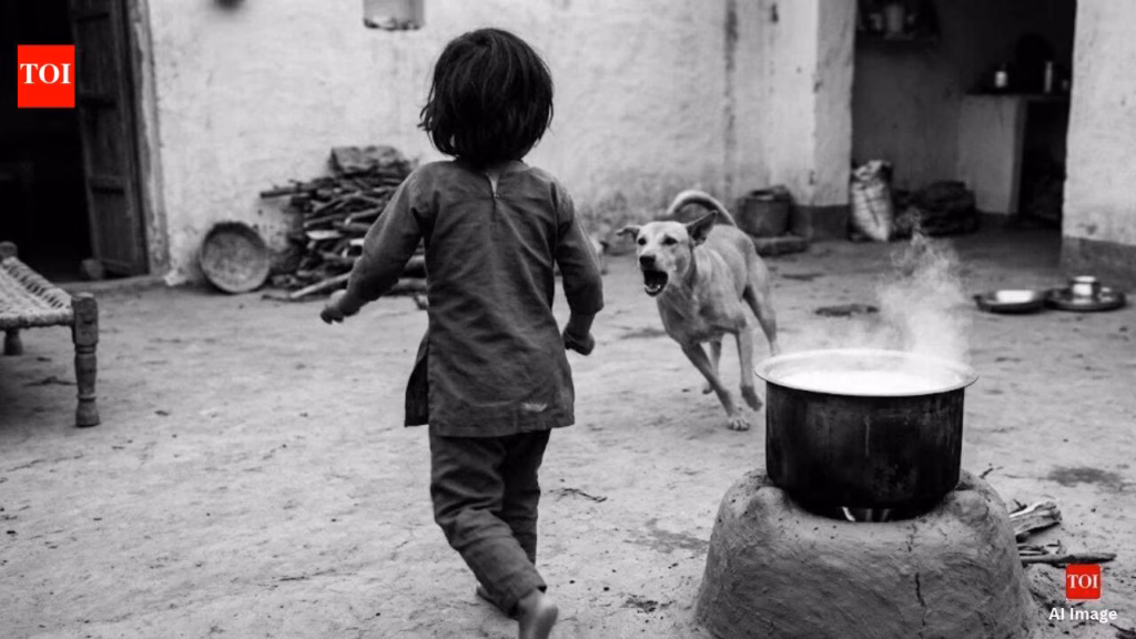 Days after 3rd birthday, girl dies as boiling milk spills on her while fleeing barking dog